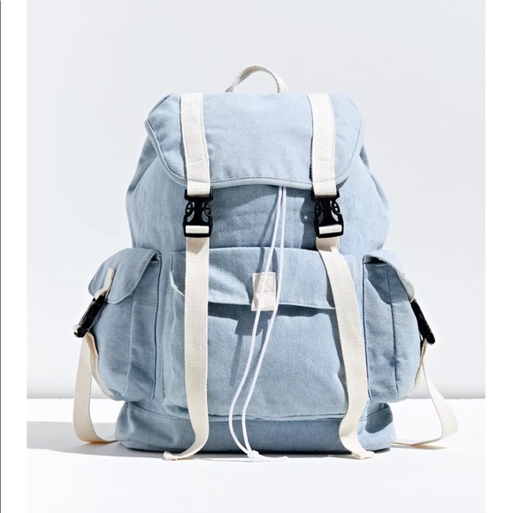 UO // denim utility backpack - Picture 1 of 9